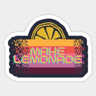 Make lemonade Sticker